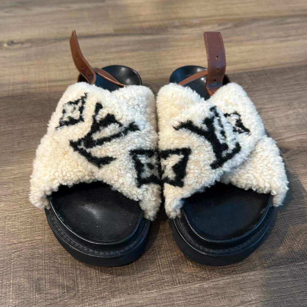 Louis Vuitton Sherpa Sandals